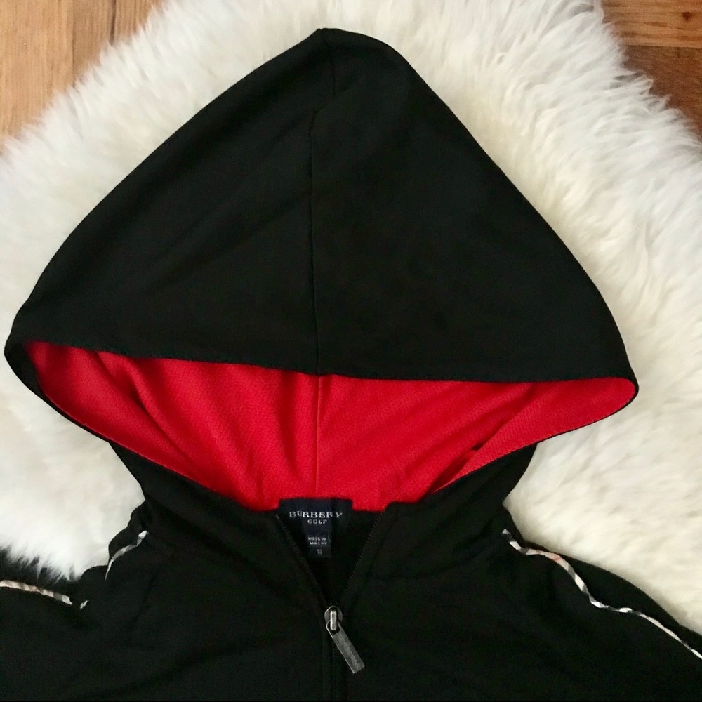 Lightweight Burberry Golf Zip-Up Hoodie - Picture 3 of 8